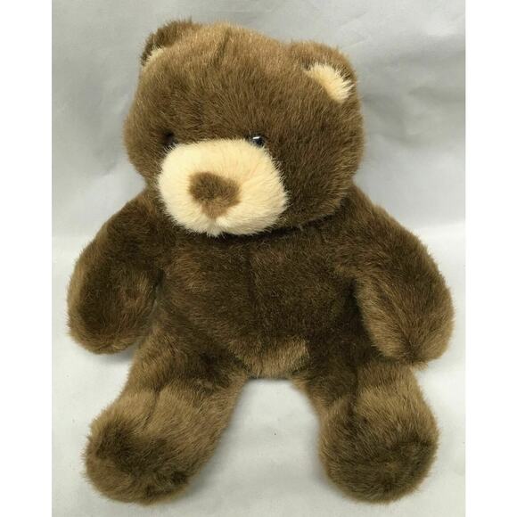 Build a Bear Plush Stuffed 12'' Brown & Tan Bear 9" sitting - Picture 1 of 6